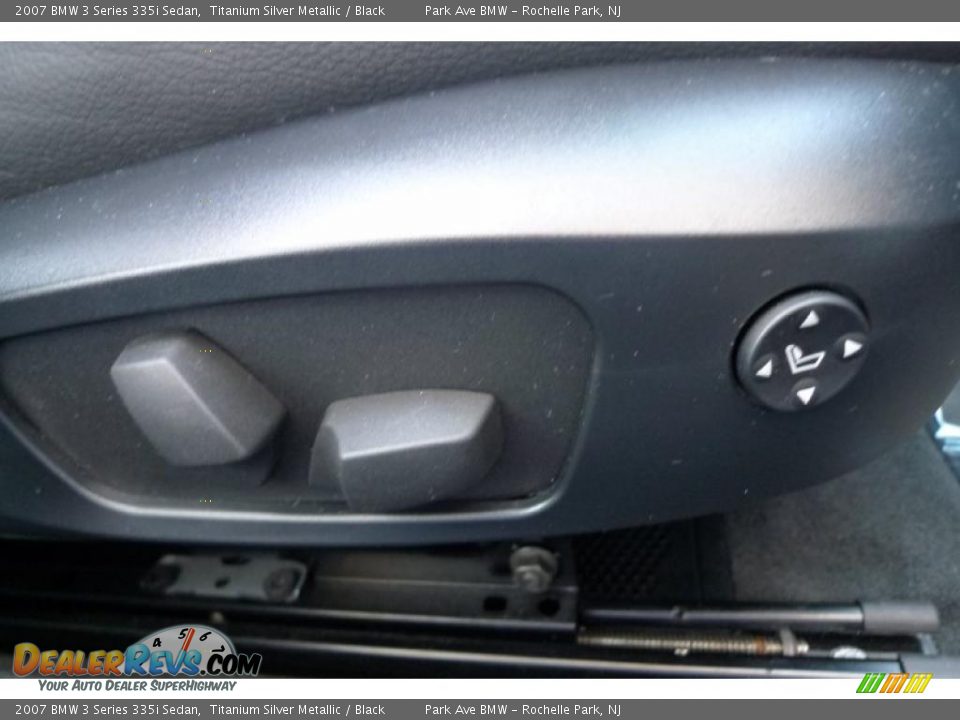 2007 BMW 3 Series 335i Sedan Titanium Silver Metallic / Black Photo #34