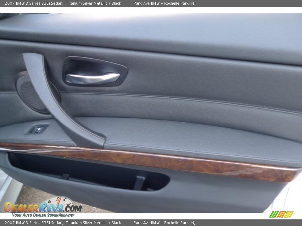 2007 BMW 3 Series 335i Sedan Titanium Silver Metallic / Black Photo #35