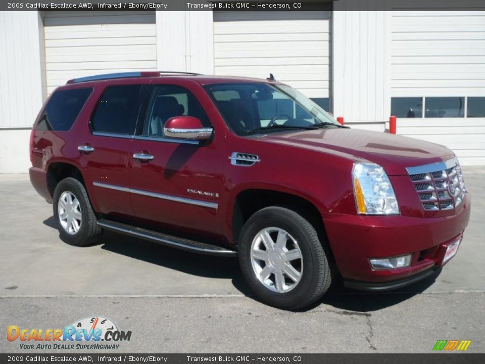2009 Cadillac Escalade AWD Infrared / Ebony/Ebony Photo #1