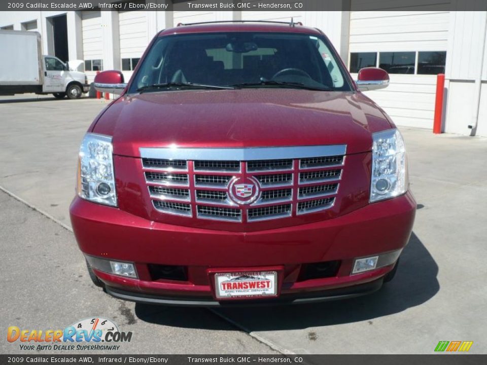 2009 Cadillac Escalade AWD Infrared / Ebony/Ebony Photo #2