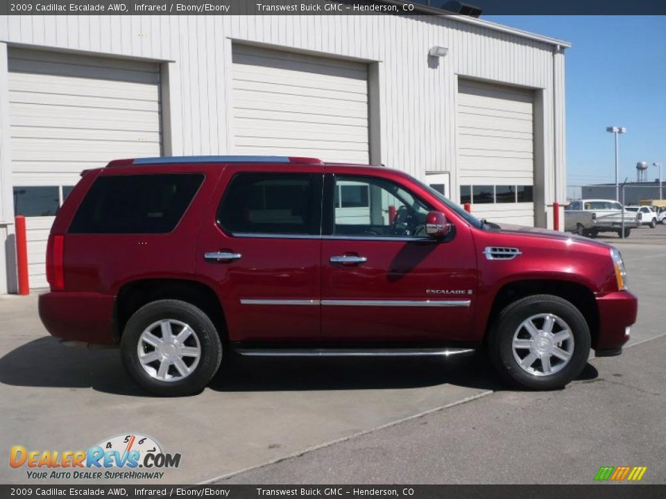 2009 Cadillac Escalade AWD Infrared / Ebony/Ebony Photo #6