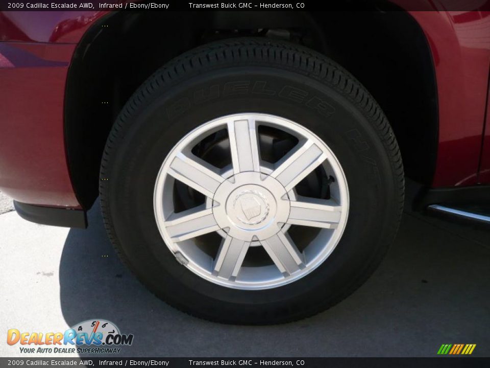 2009 Cadillac Escalade AWD Infrared / Ebony/Ebony Photo #7