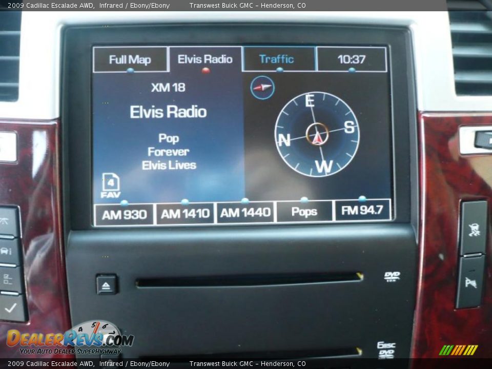 2009 Cadillac Escalade AWD Infrared / Ebony/Ebony Photo #9