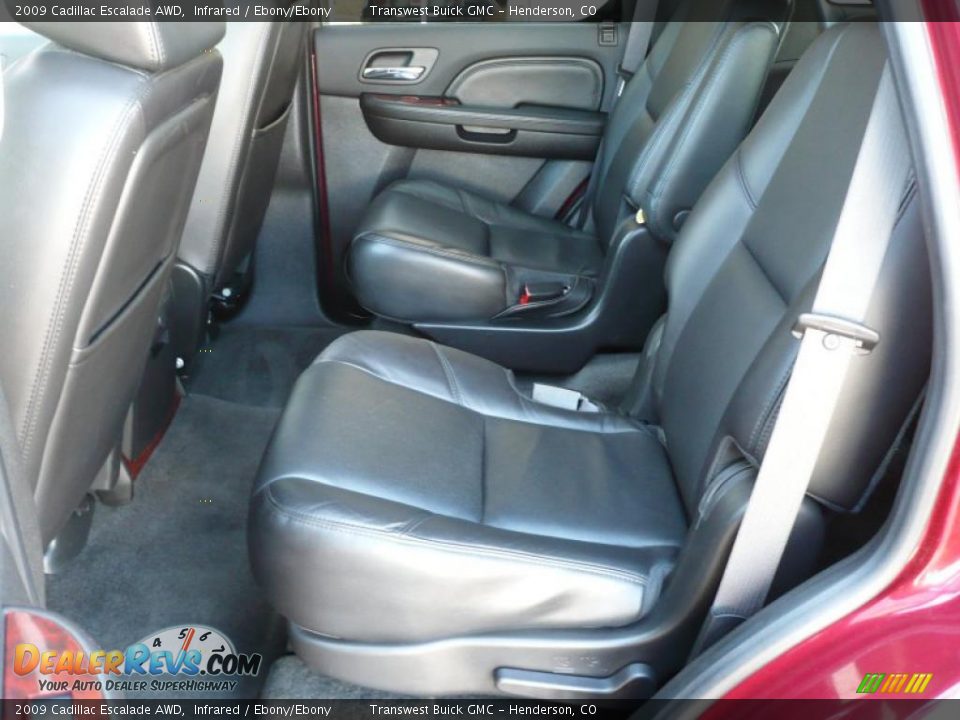 2009 Cadillac Escalade AWD Infrared / Ebony/Ebony Photo #13