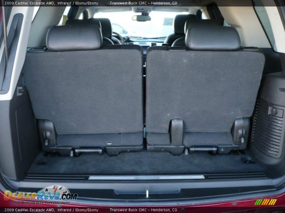 2009 Cadillac Escalade AWD Infrared / Ebony/Ebony Photo #14
