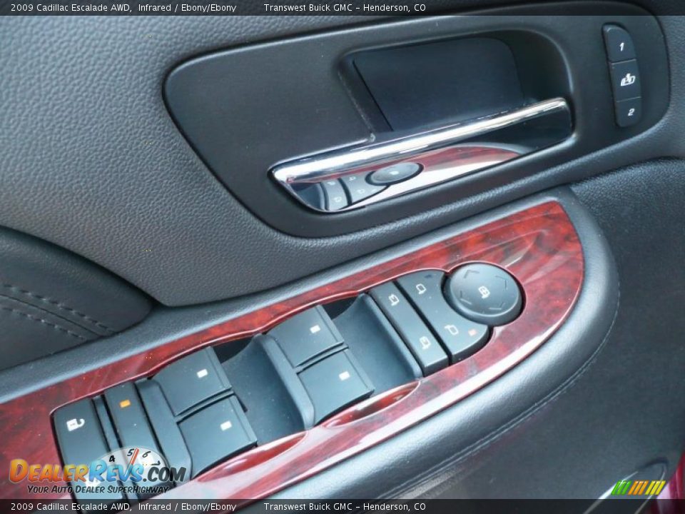 2009 Cadillac Escalade AWD Infrared / Ebony/Ebony Photo #16