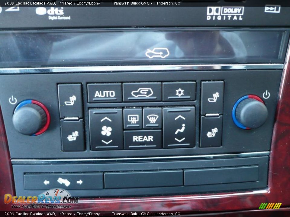 2009 Cadillac Escalade AWD Infrared / Ebony/Ebony Photo #17