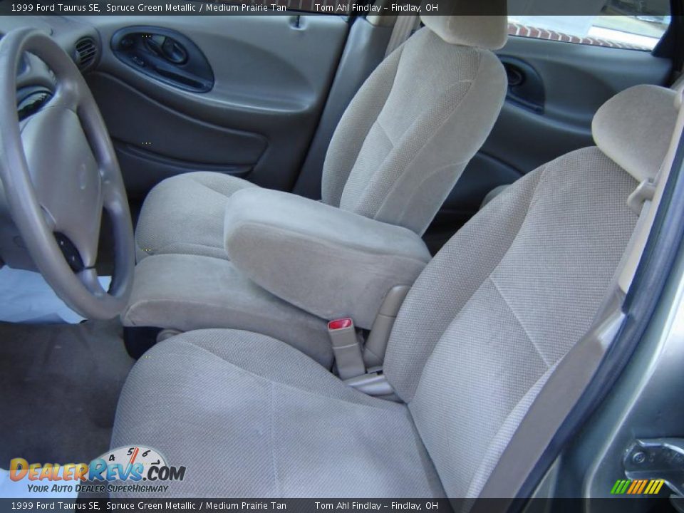 1999 Ford Taurus SE Spruce Green Metallic / Medium Prairie Tan Photo #9