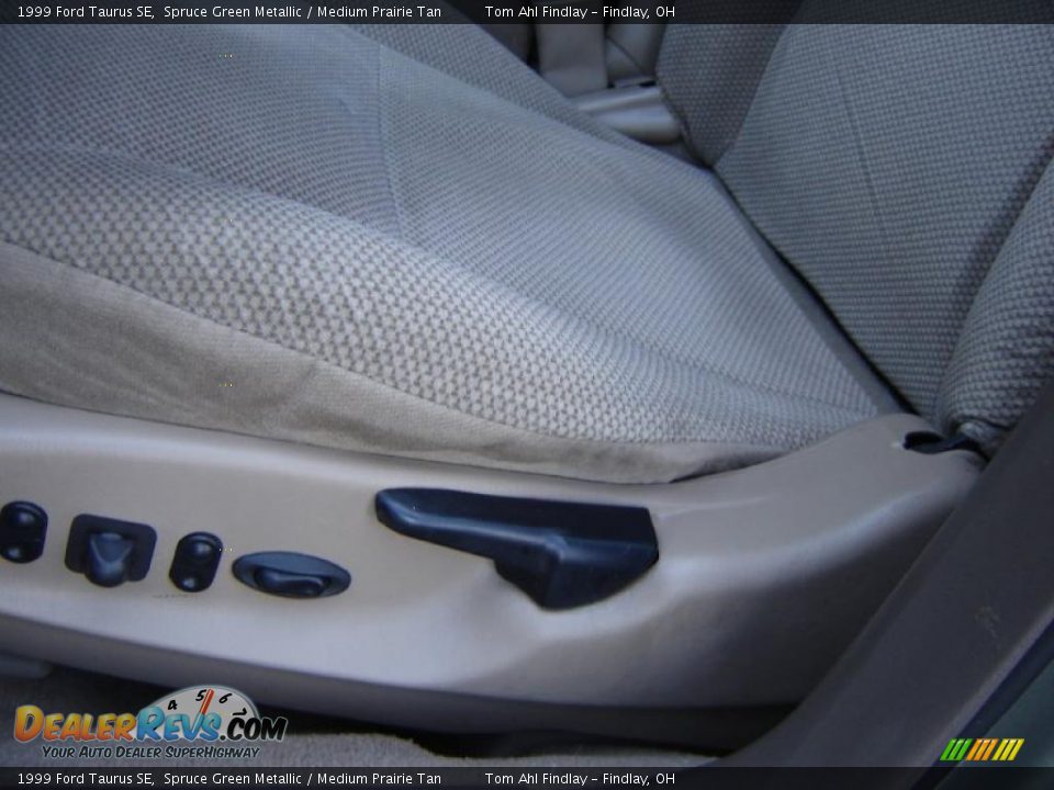 1999 Ford Taurus SE Spruce Green Metallic / Medium Prairie Tan Photo #10