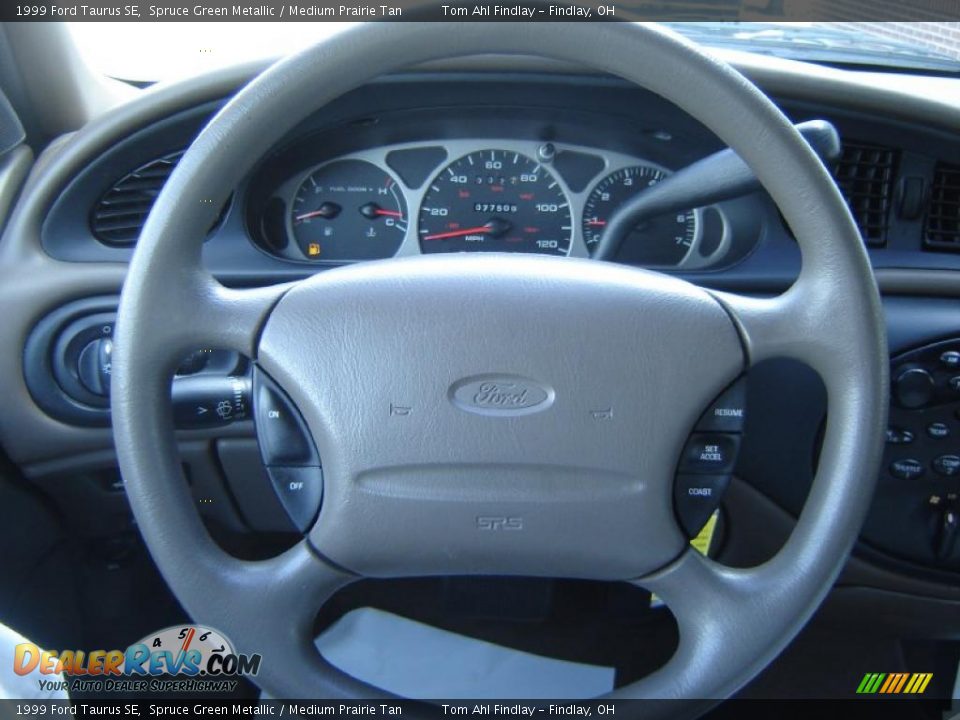 1999 Ford Taurus SE Spruce Green Metallic / Medium Prairie Tan Photo #16