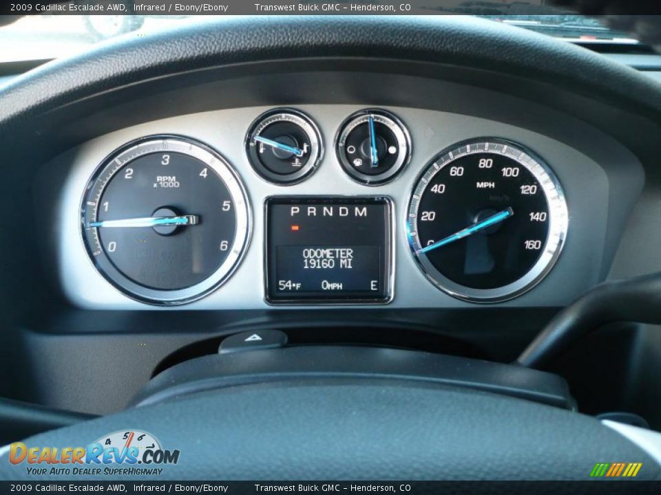 2009 Cadillac Escalade AWD Infrared / Ebony/Ebony Photo #25