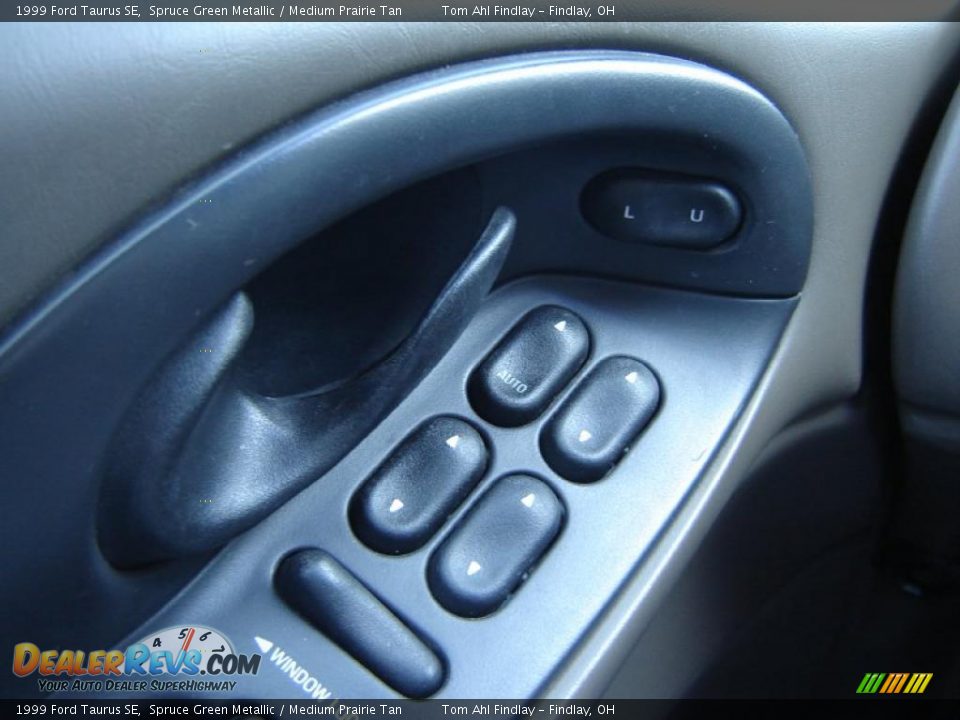 1999 Ford Taurus SE Spruce Green Metallic / Medium Prairie Tan Photo #17