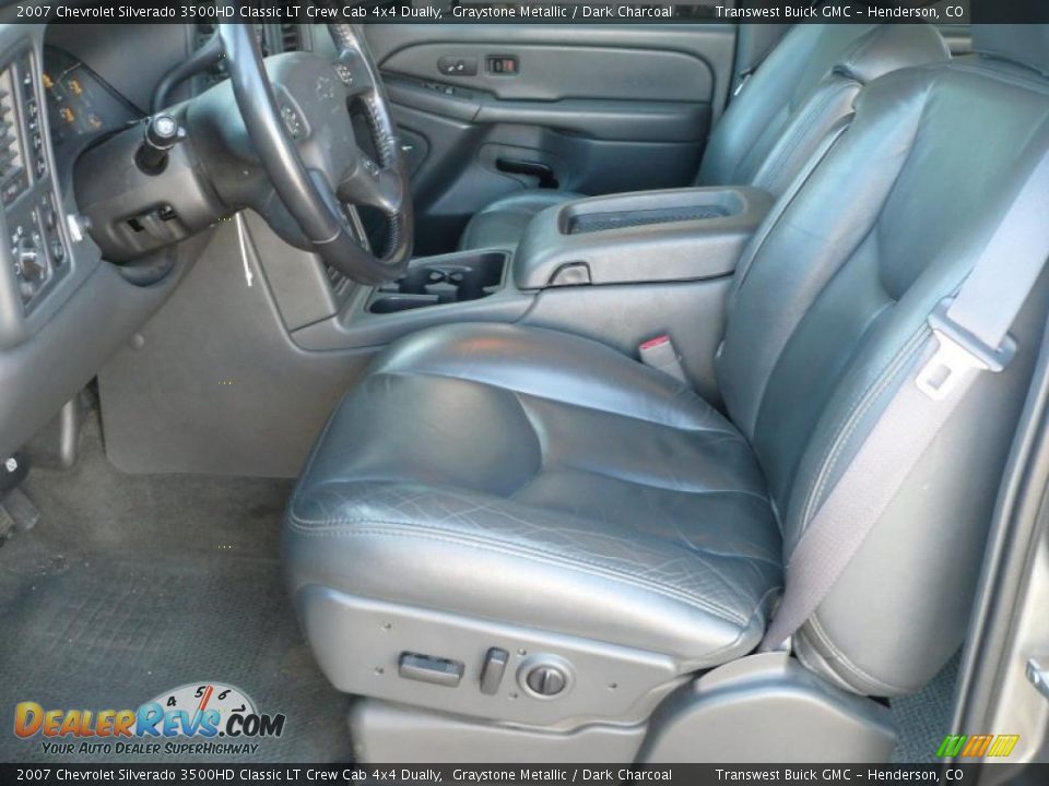 2007 Chevrolet Silverado 3500HD Classic LT Crew Cab 4x4 Dually Graystone Metallic / Dark Charcoal Photo #11