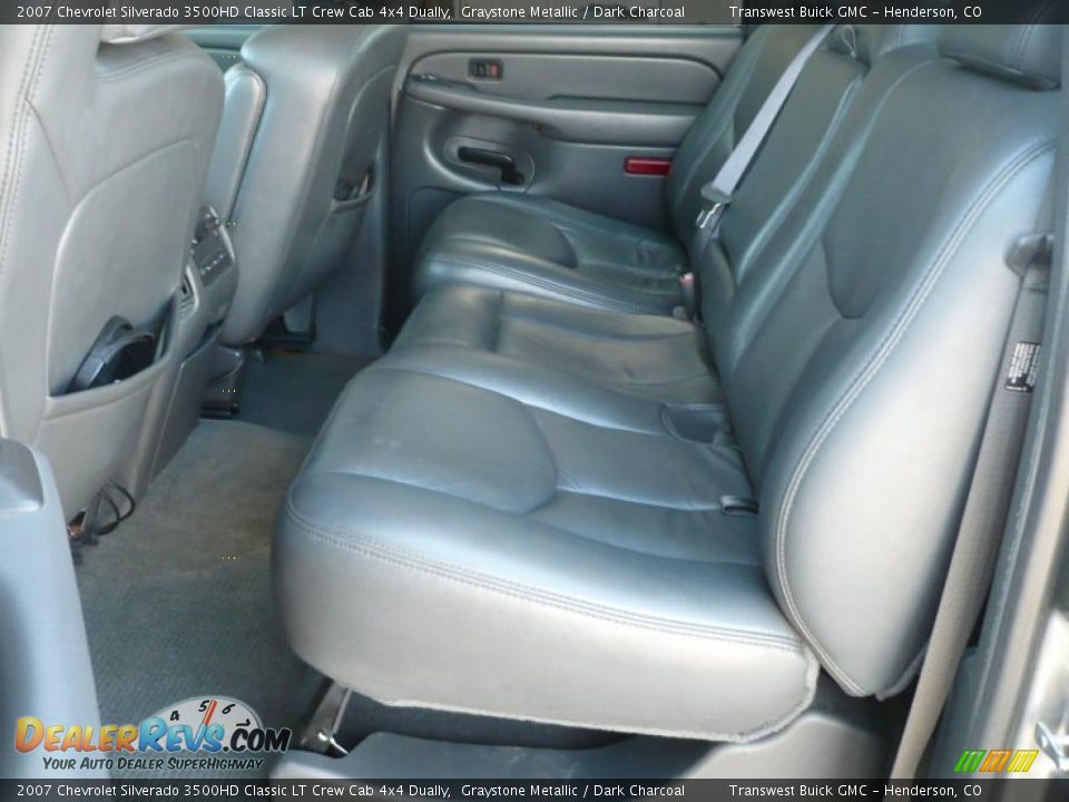 2007 Chevrolet Silverado 3500HD Classic LT Crew Cab 4x4 Dually Graystone Metallic / Dark Charcoal Photo #12
