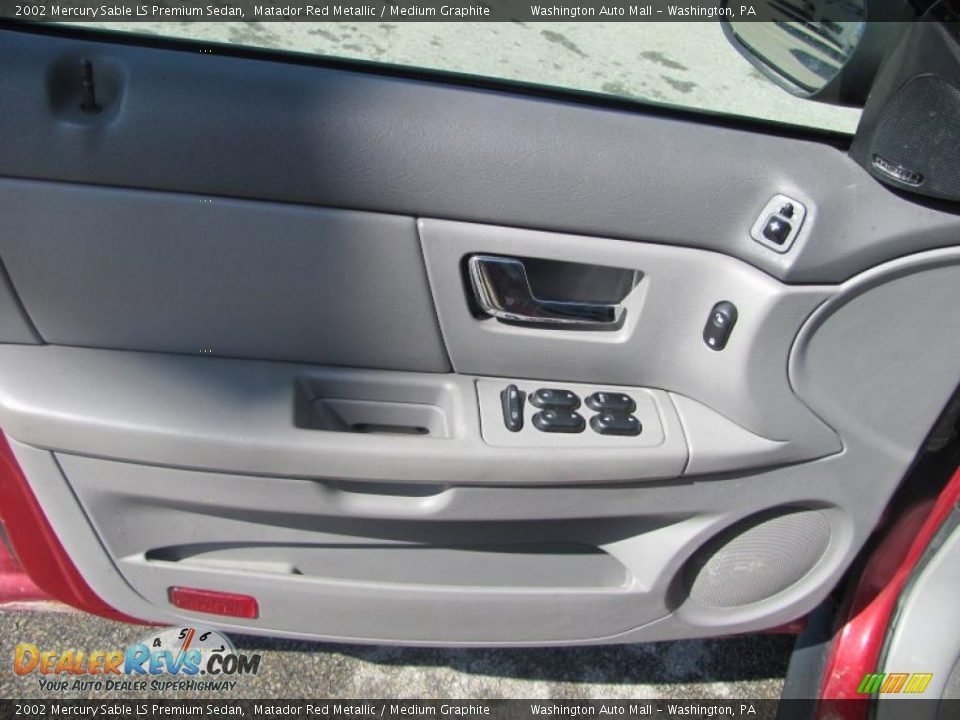 2002 Mercury Sable LS Premium Sedan Matador Red Metallic / Medium Graphite Photo #11