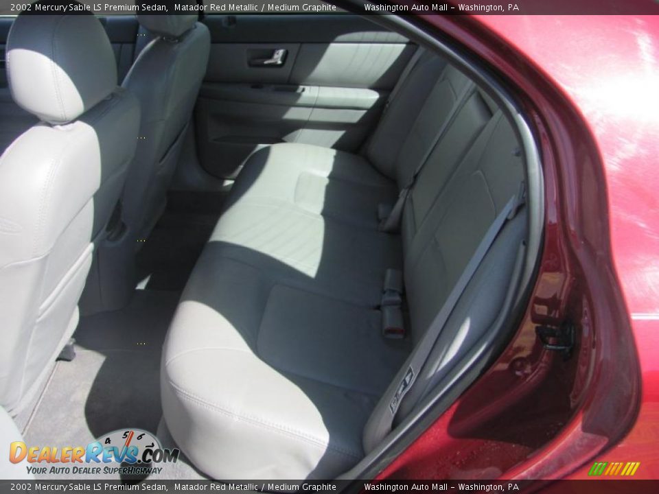 2002 Mercury Sable LS Premium Sedan Matador Red Metallic / Medium Graphite Photo #12