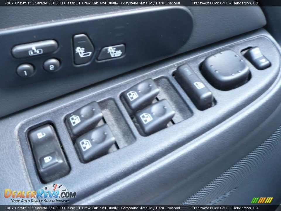 2007 Chevrolet Silverado 3500HD Classic LT Crew Cab 4x4 Dually Graystone Metallic / Dark Charcoal Photo #15