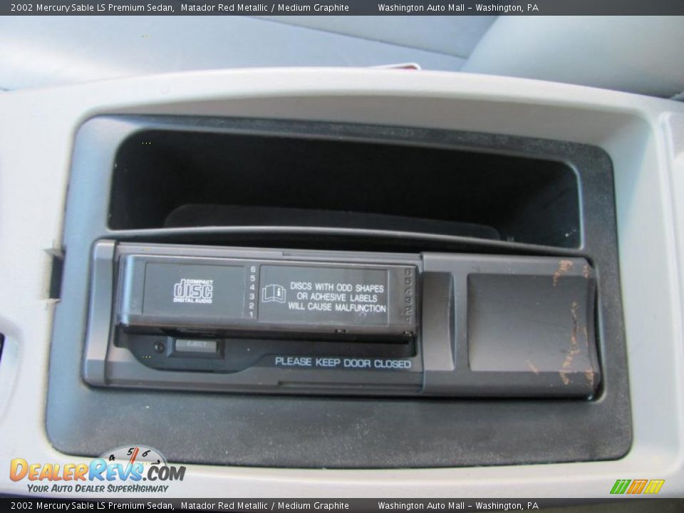 2002 Mercury Sable LS Premium Sedan Matador Red Metallic / Medium Graphite Photo #18