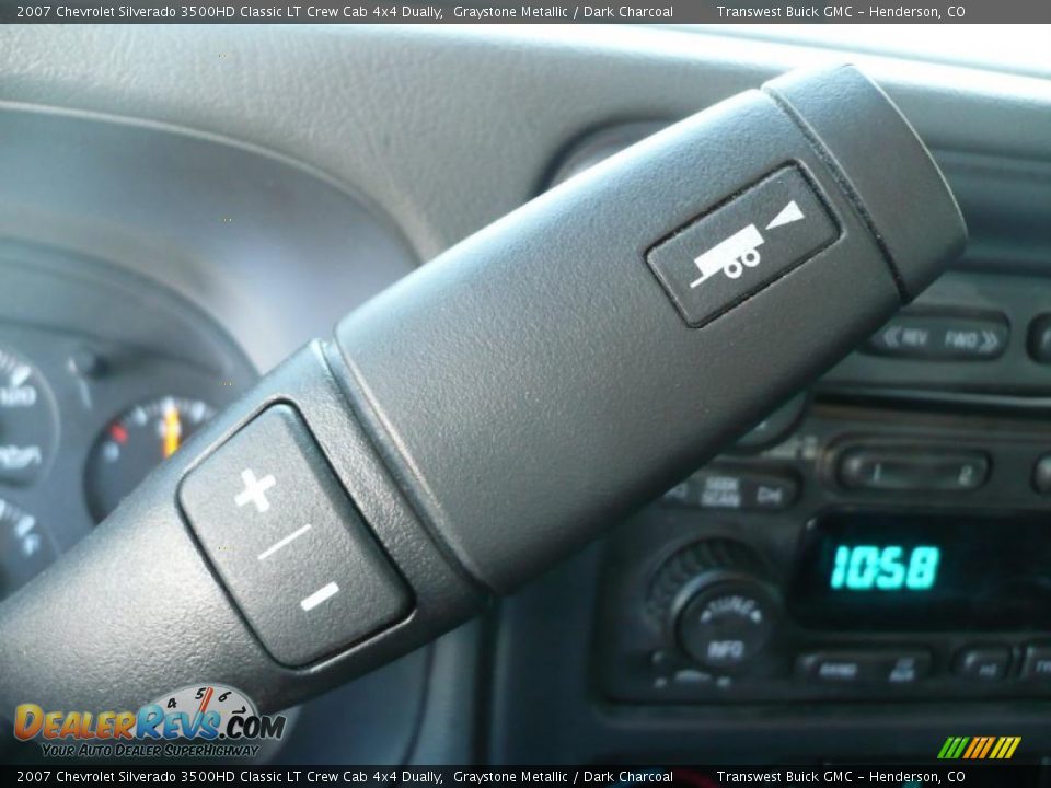 2007 Chevrolet Silverado 3500HD Classic LT Crew Cab 4x4 Dually Graystone Metallic / Dark Charcoal Photo #21