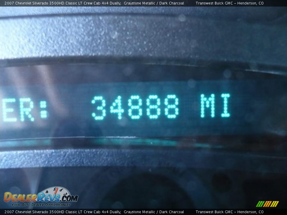 2007 Chevrolet Silverado 3500HD Classic LT Crew Cab 4x4 Dually Graystone Metallic / Dark Charcoal Photo #25