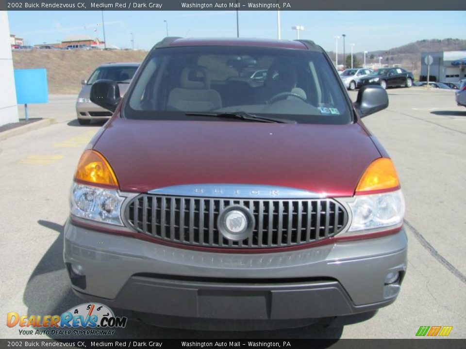 2002 Buick Rendezvous CX Medium Red / Dark Gray Photo #7