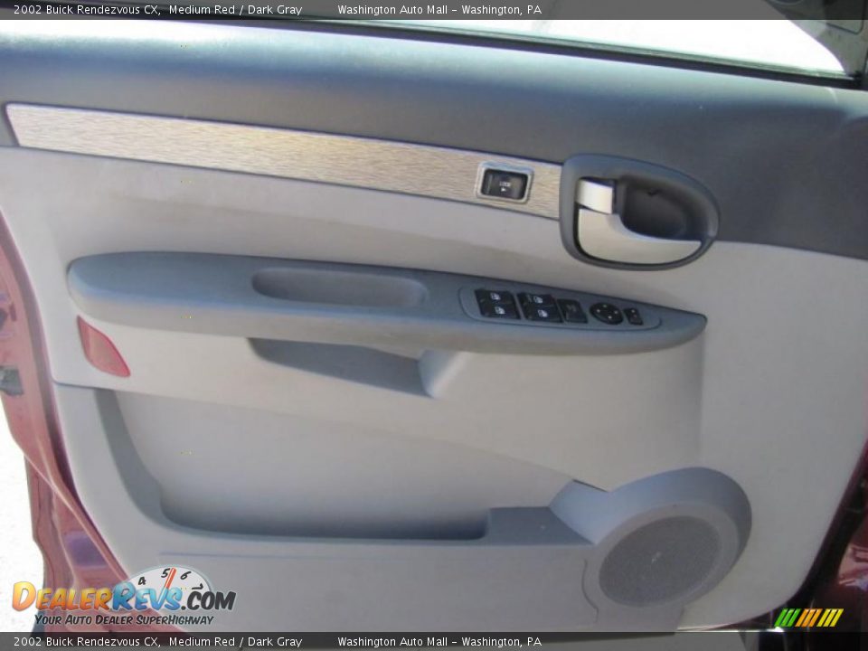 2002 Buick Rendezvous CX Medium Red / Dark Gray Photo #11