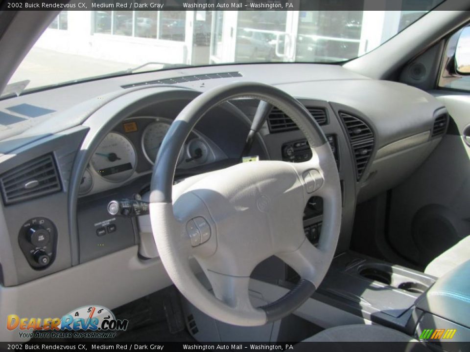 2002 Buick Rendezvous CX Medium Red / Dark Gray Photo #12