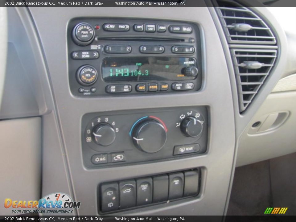 2002 Buick Rendezvous CX Medium Red / Dark Gray Photo #13
