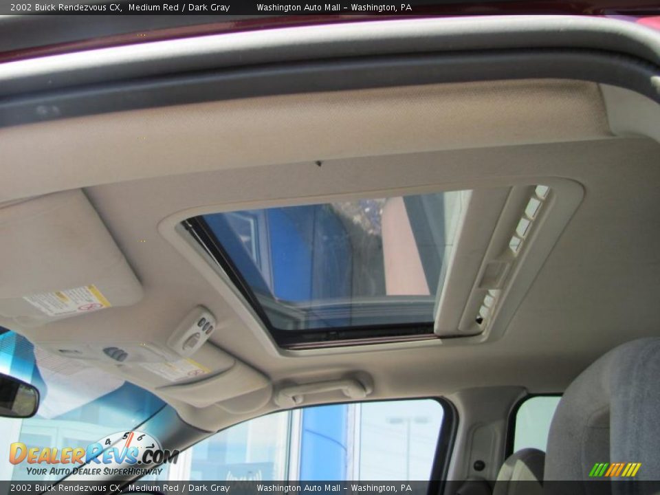 2002 Buick Rendezvous CX Medium Red / Dark Gray Photo #14