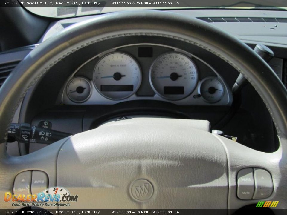 2002 Buick Rendezvous CX Medium Red / Dark Gray Photo #16