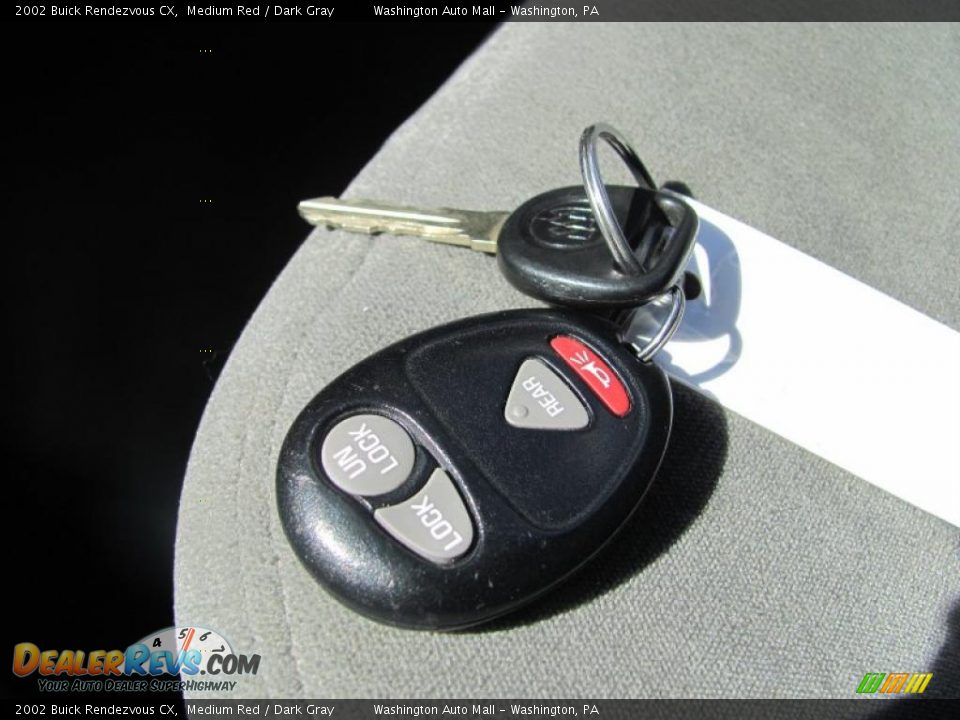2002 Buick Rendezvous CX Medium Red / Dark Gray Photo #17