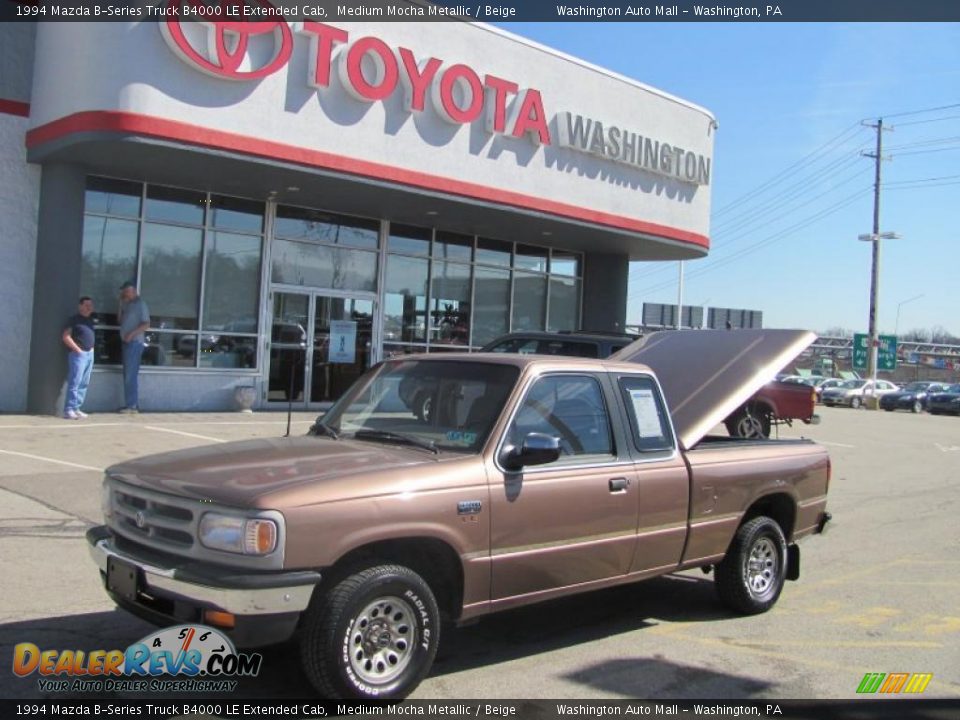 1994 Mazda B-Series Truck B4000 LE Extended Cab Medium Mocha Metallic / Beige Photo #1