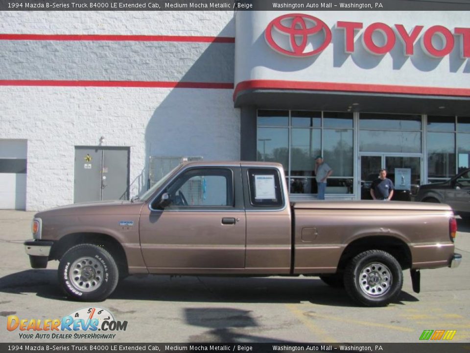 1994 Mazda B-Series Truck B4000 LE Extended Cab Medium Mocha Metallic / Beige Photo #4