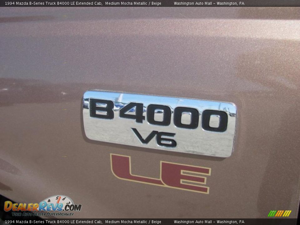 1994 Mazda B-Series Truck B4000 LE Extended Cab Medium Mocha Metallic / Beige Photo #5