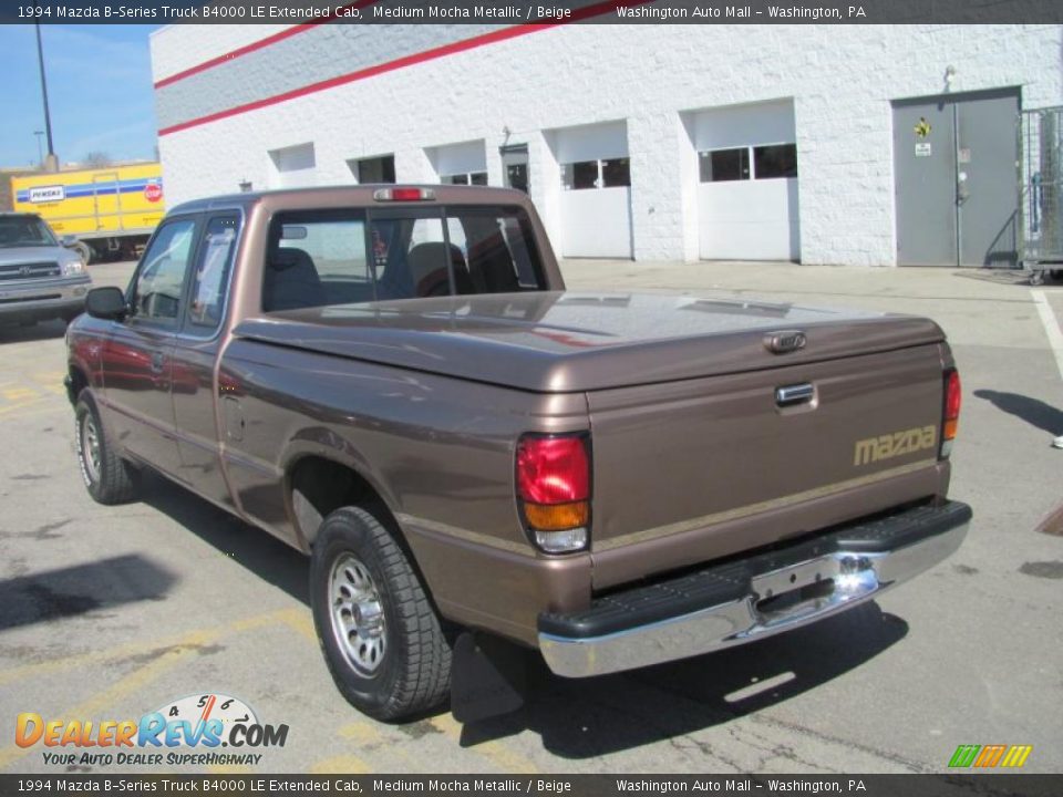 1994 Mazda B-Series Truck B4000 LE Extended Cab Medium Mocha Metallic / Beige Photo #7