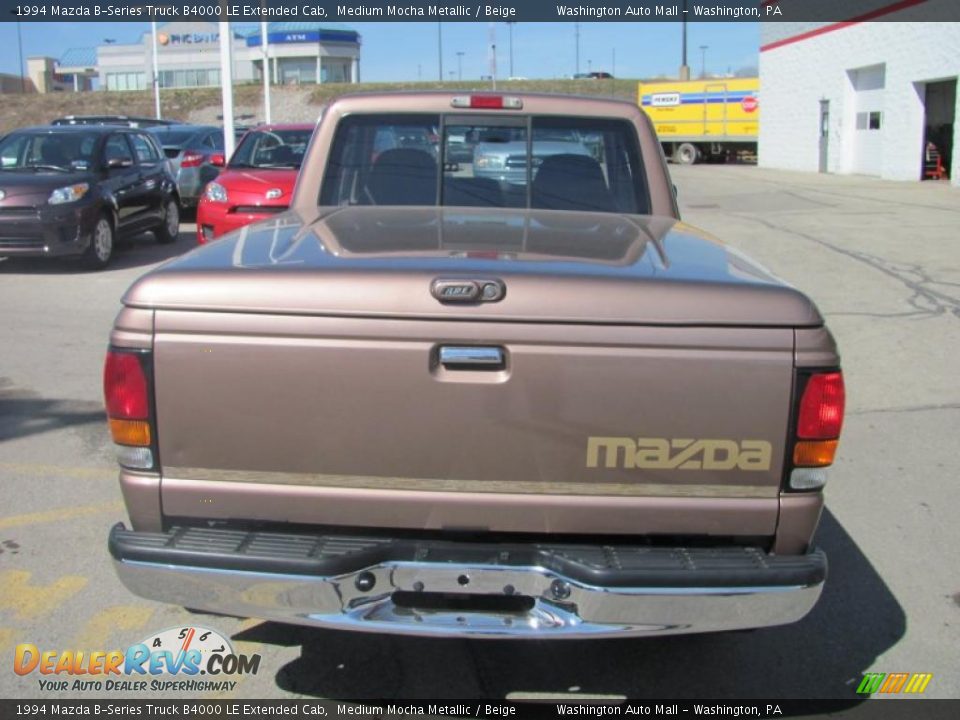 1994 Mazda B-Series Truck B4000 LE Extended Cab Medium Mocha Metallic / Beige Photo #8