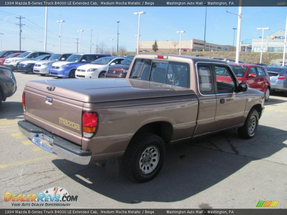 1994 Mazda B-Series Truck B4000 LE Extended Cab Medium Mocha Metallic / Beige Photo #9