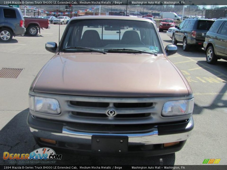 1994 Mazda B-Series Truck B4000 LE Extended Cab Medium Mocha Metallic / Beige Photo #12