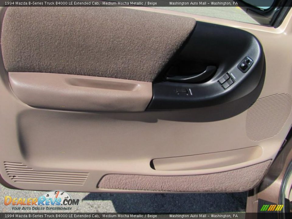 1994 Mazda B-Series Truck B4000 LE Extended Cab Medium Mocha Metallic / Beige Photo #13