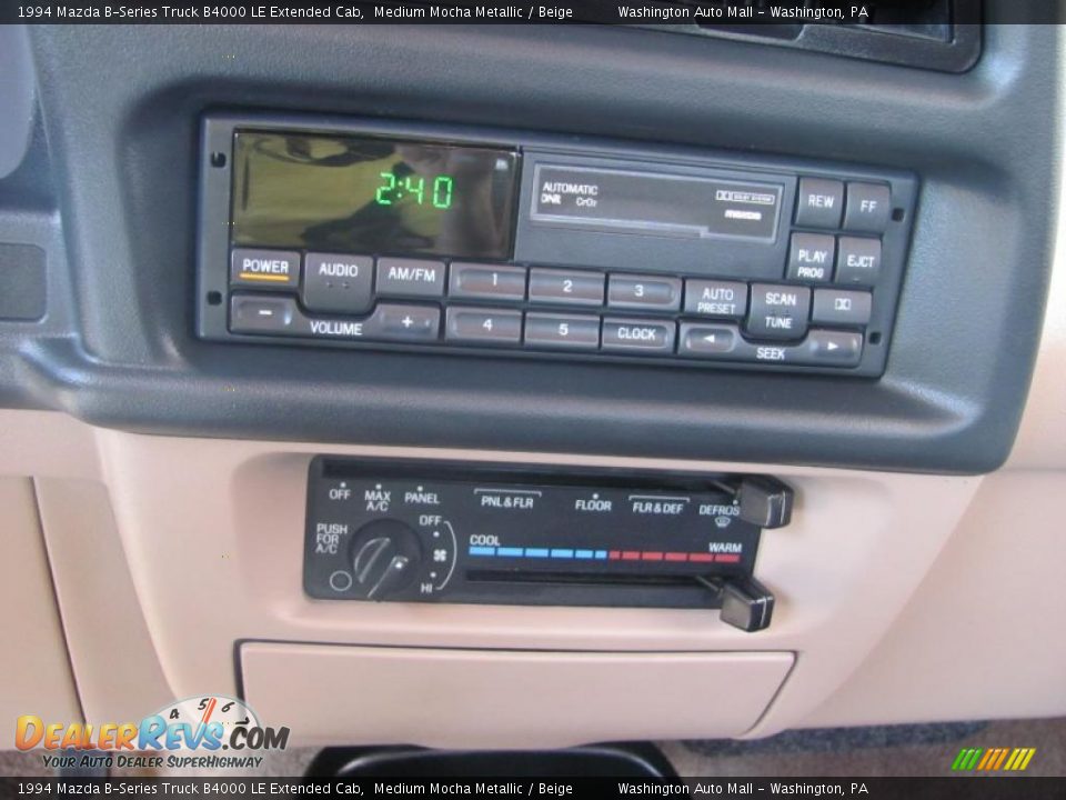 1994 Mazda B-Series Truck B4000 LE Extended Cab Medium Mocha Metallic / Beige Photo #17