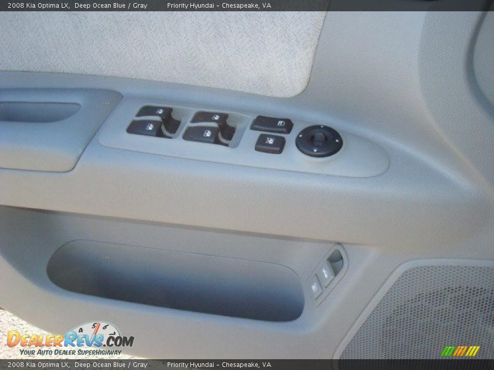 2008 Kia Optima LX Deep Ocean Blue / Gray Photo #12