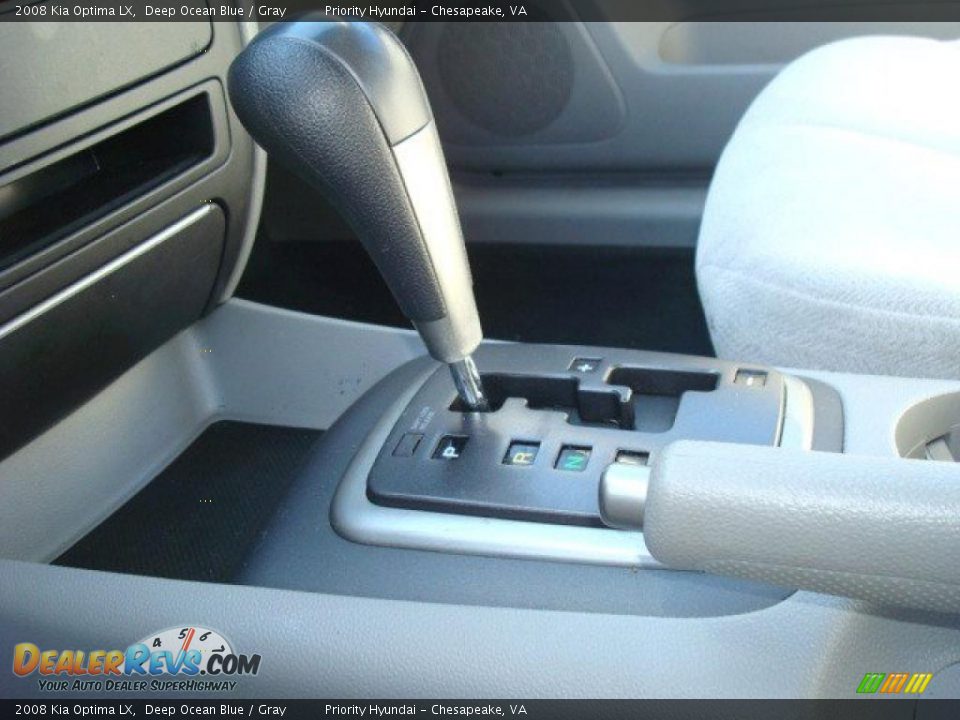 2008 Kia Optima LX Deep Ocean Blue / Gray Photo #14