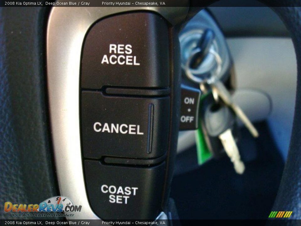 2008 Kia Optima LX Deep Ocean Blue / Gray Photo #18
