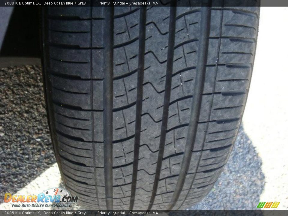 2008 Kia Optima LX Deep Ocean Blue / Gray Photo #19
