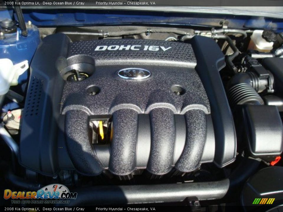 2008 Kia Optima LX Deep Ocean Blue / Gray Photo #20