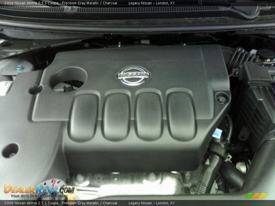 2009 Nissan Altima 2.5 S Coupe Precision Gray Metallic / Charcoal Photo #9