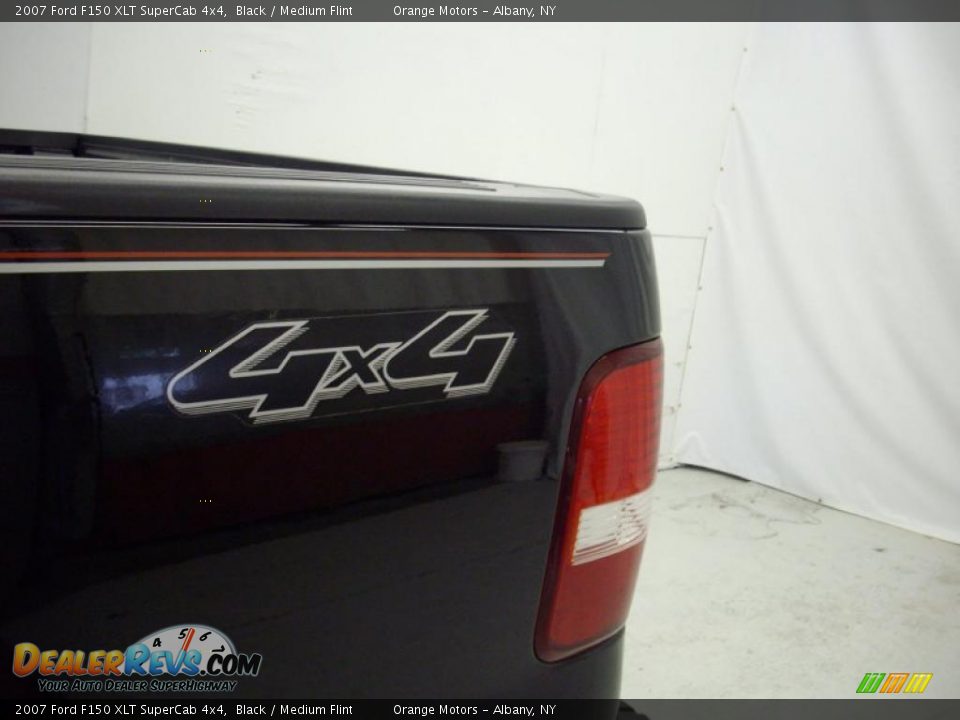 2007 Ford F150 XLT SuperCab 4x4 Black / Medium Flint Photo #15