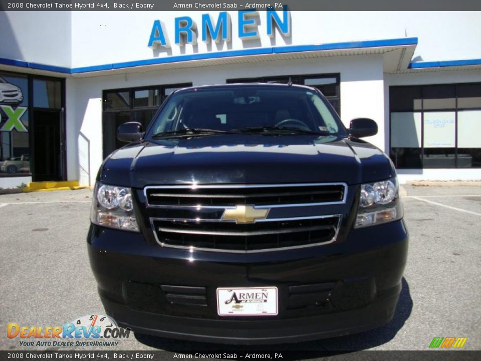 2008 Chevrolet Tahoe Hybrid 4x4 Black / Ebony Photo #3