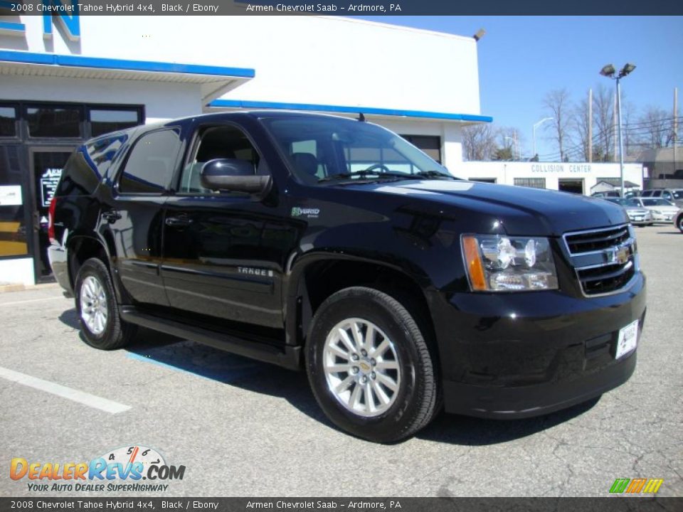2008 Chevrolet Tahoe Hybrid 4x4 Black / Ebony Photo #5
