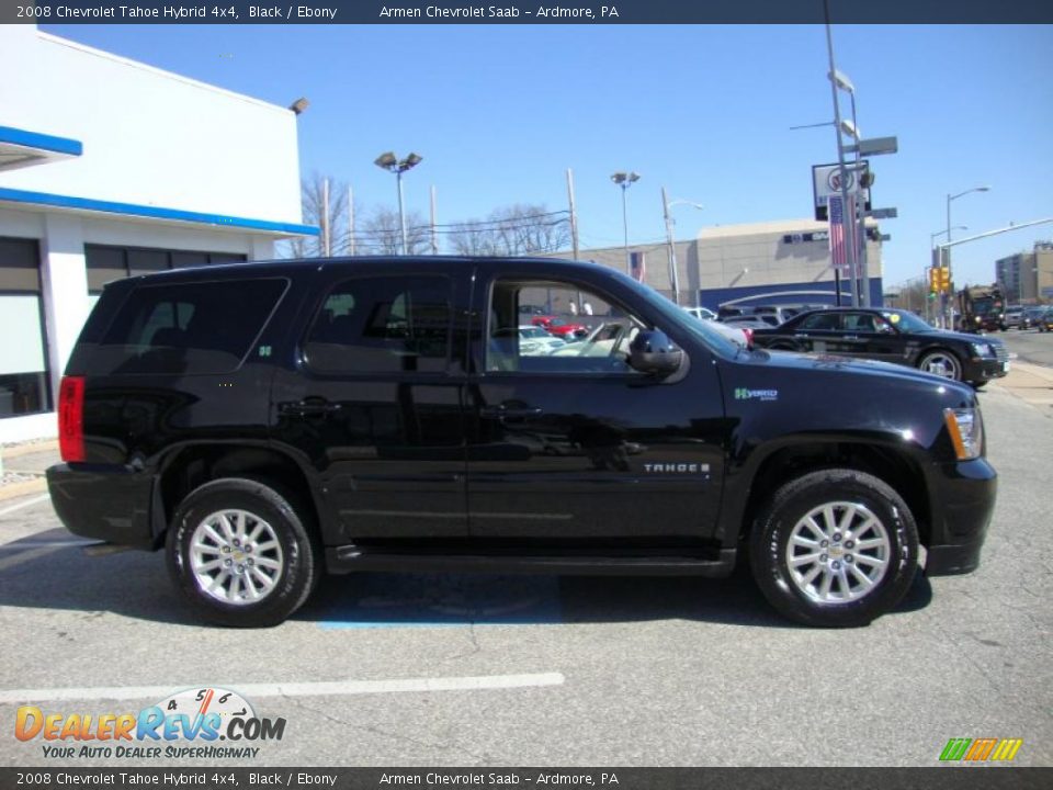 2008 Chevrolet Tahoe Hybrid 4x4 Black / Ebony Photo #6